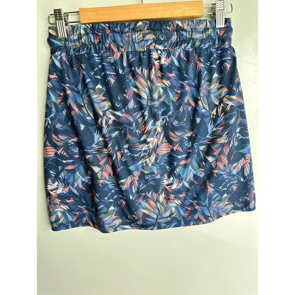 Freedom Trail by Kyodan‎ Skort Blue Tropical Print Activewear XS Workout